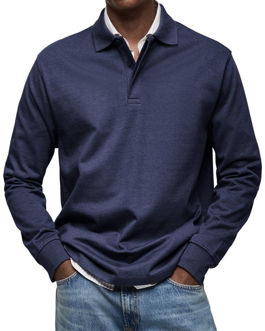 Theodore | Long-Sleeve Polo Shirt