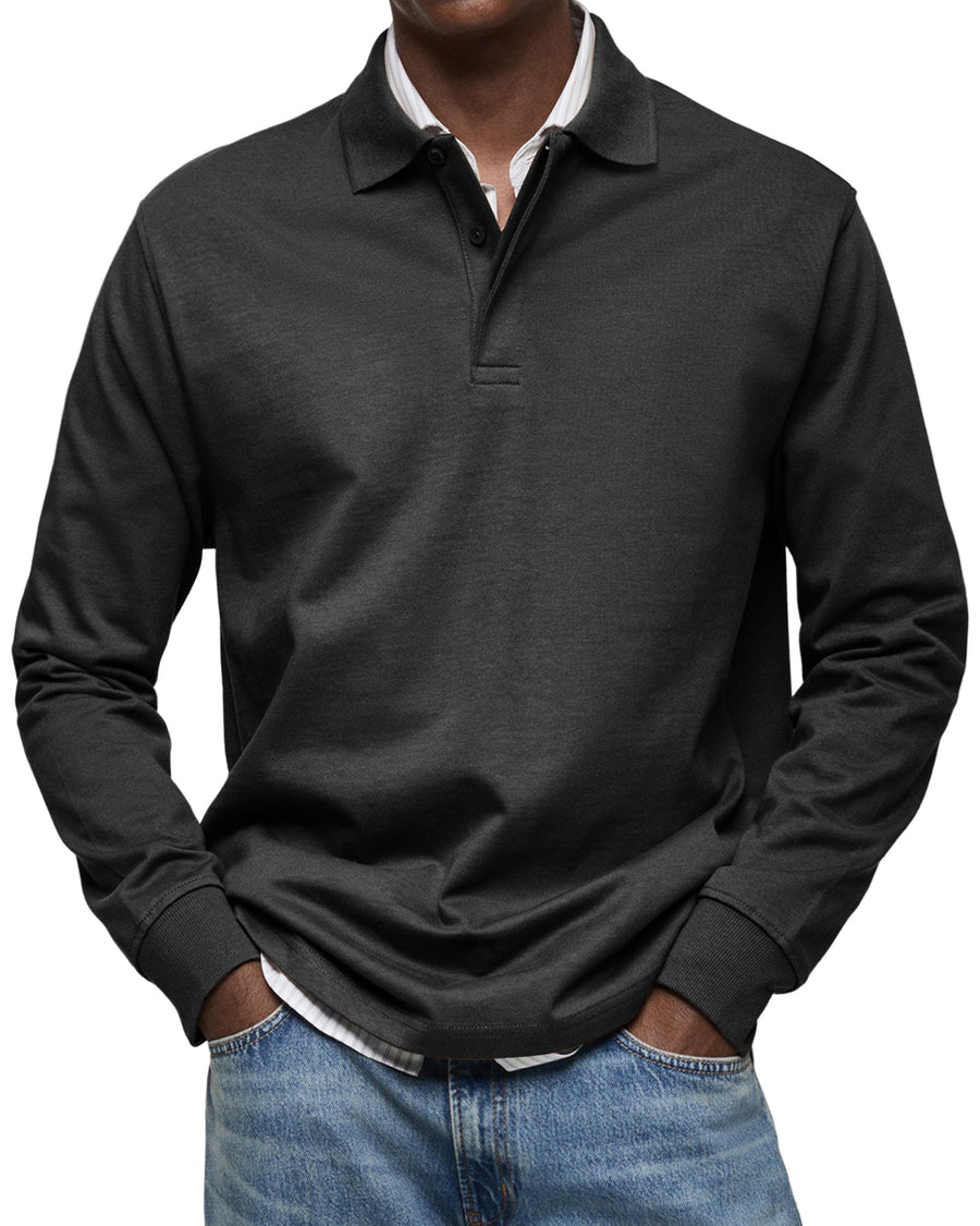 Theodore | Long-Sleeve Polo Shirt