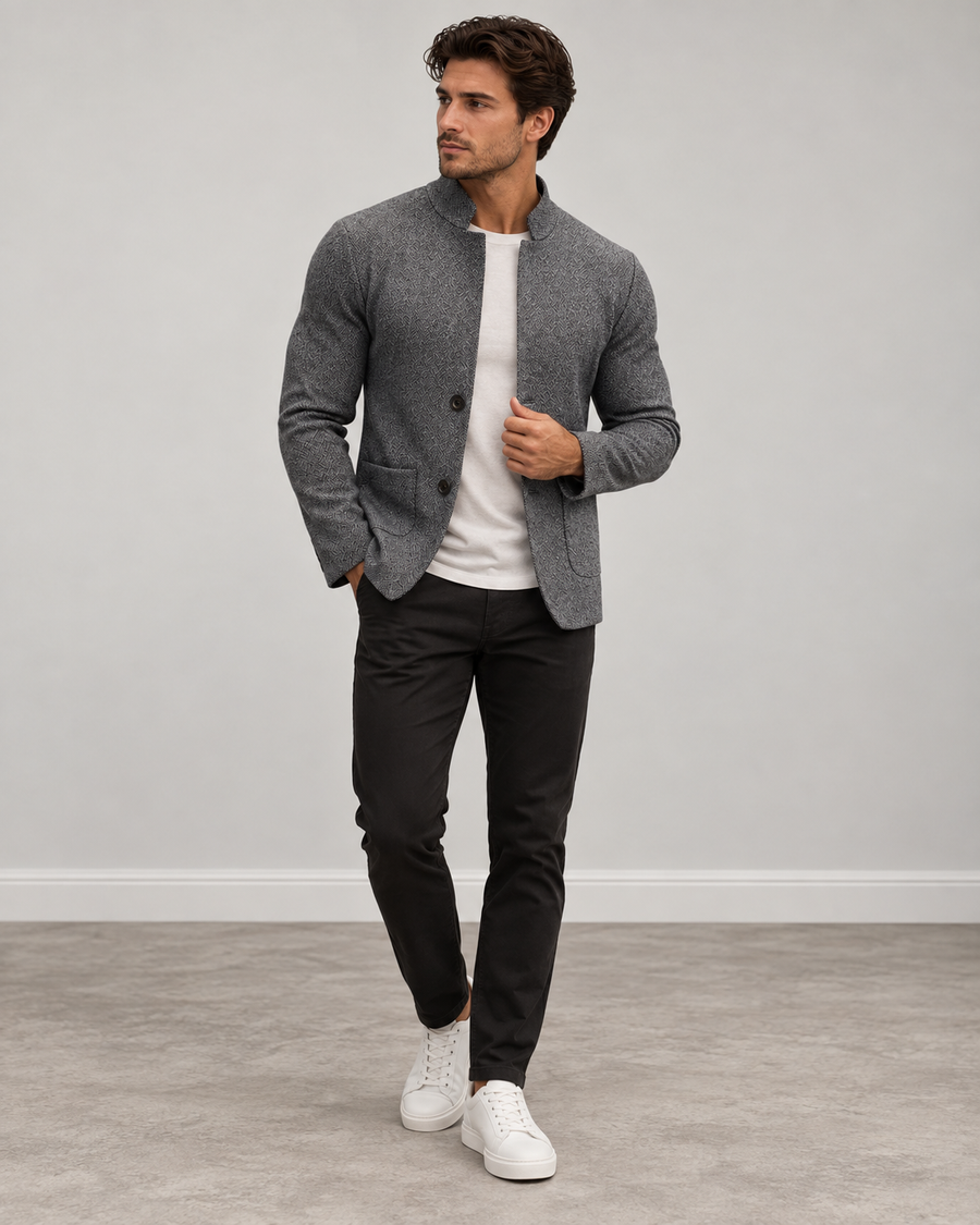 Laurent | Classic Textured Knit Vest