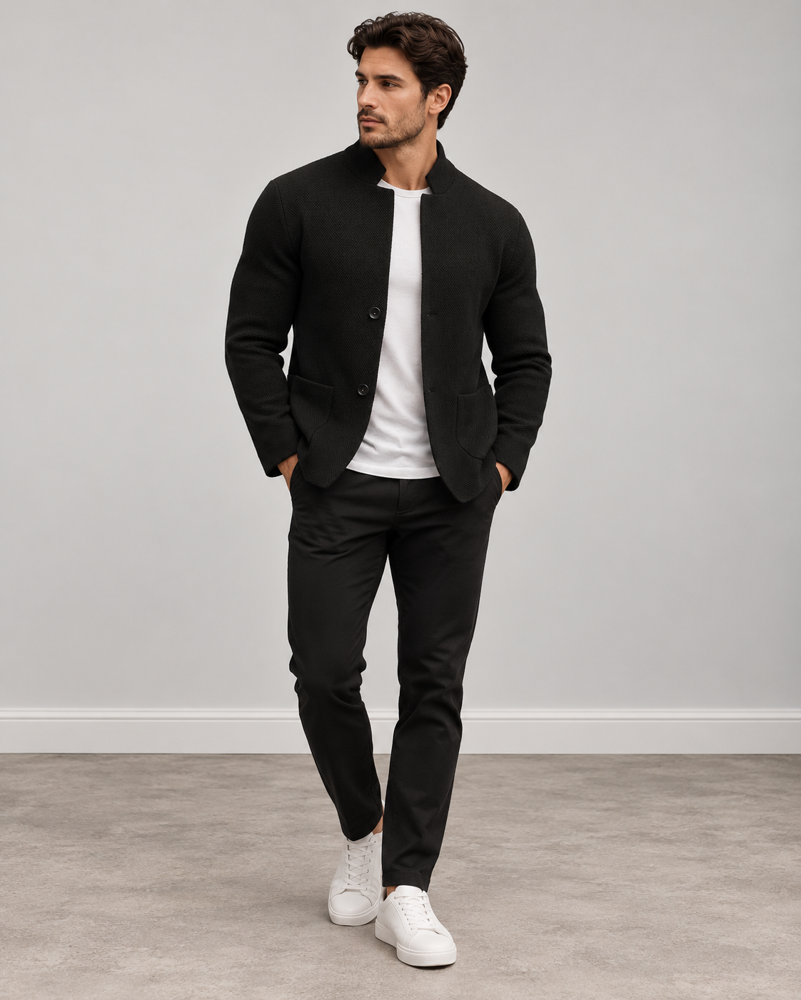 Laurent | Classic Textured Knit Vest