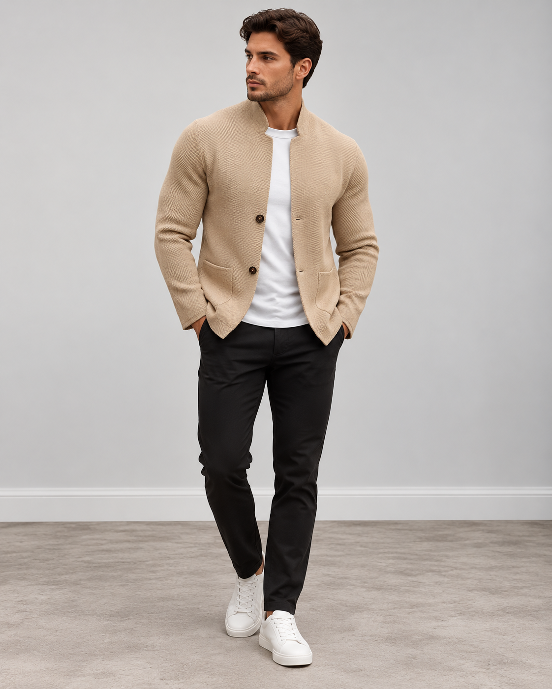 Laurent | Classic Textured Knit Vest