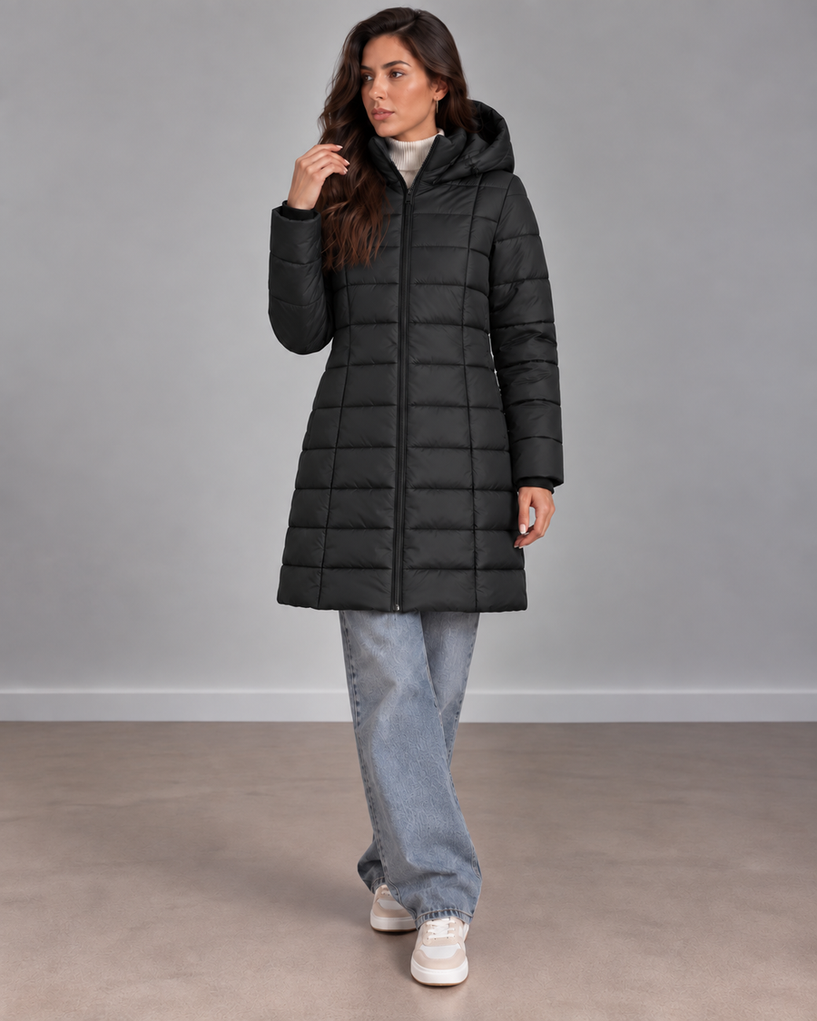Sophia | Elegant Longline Puffer Jacket