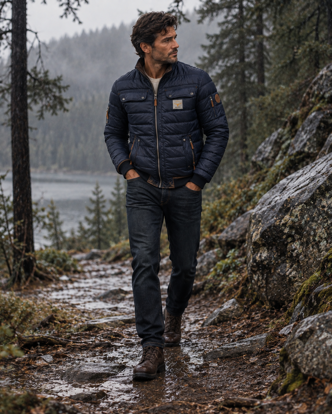 Adrian | Quilted Bomber Jacket