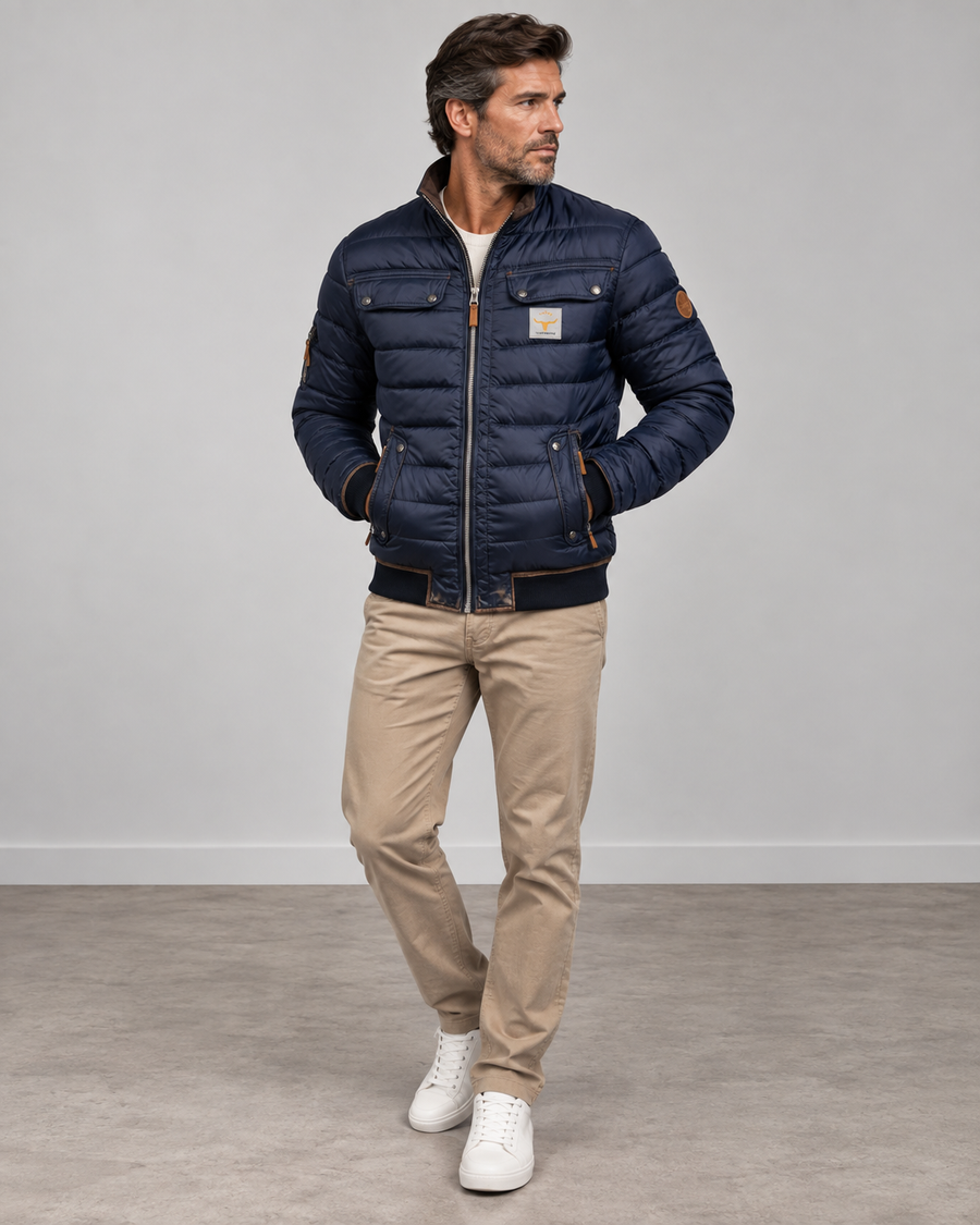 Adrian | Quilted Bomber Jacket