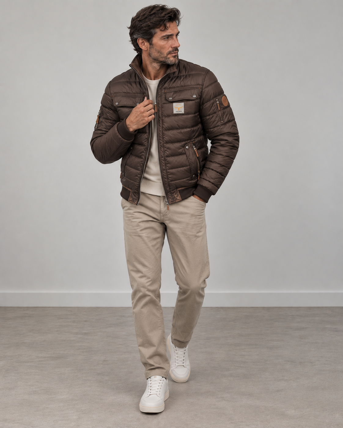 Adrian | Quilted Bomber Jacket