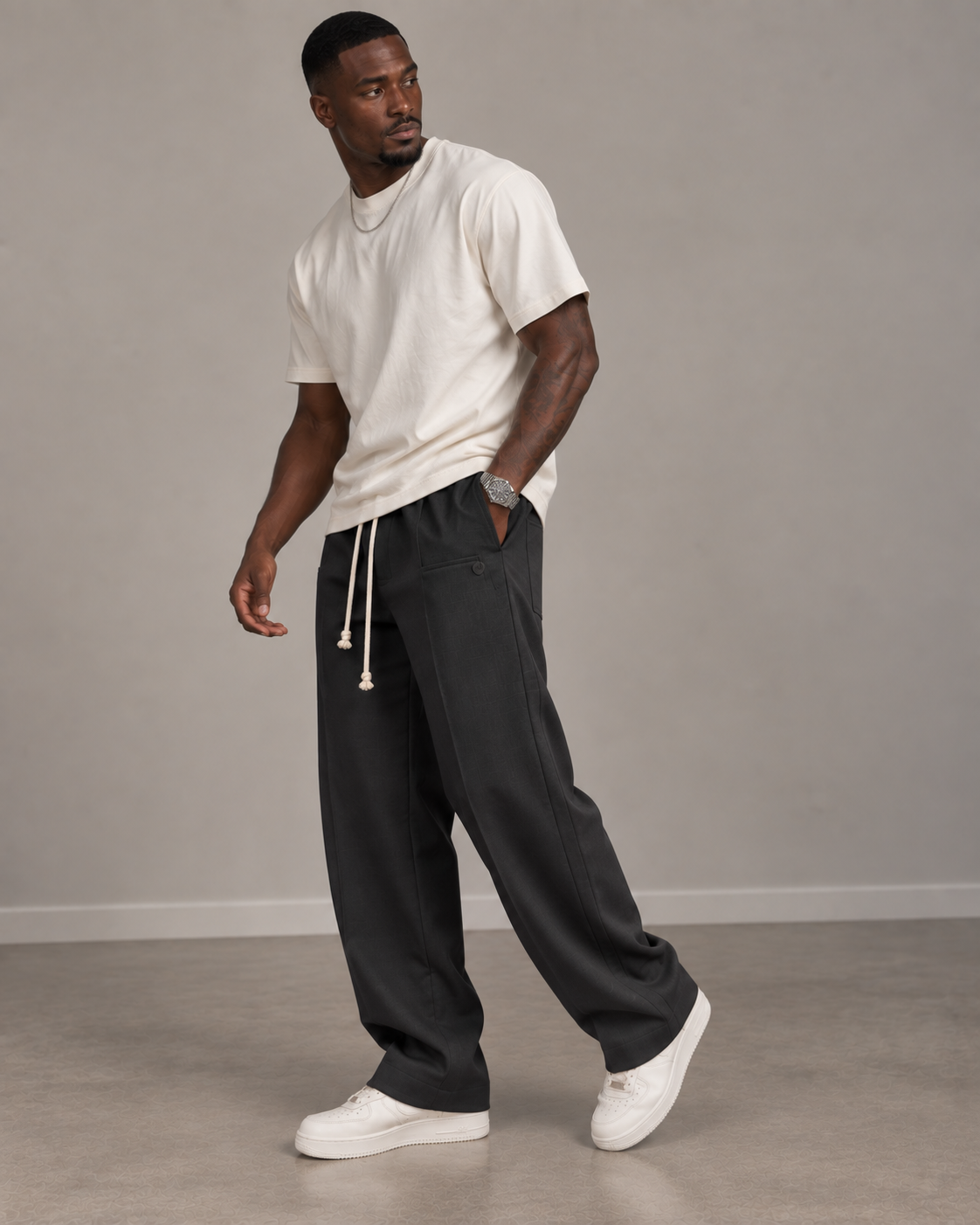 Matteo | Relaxed Wide-Leg Trousers
