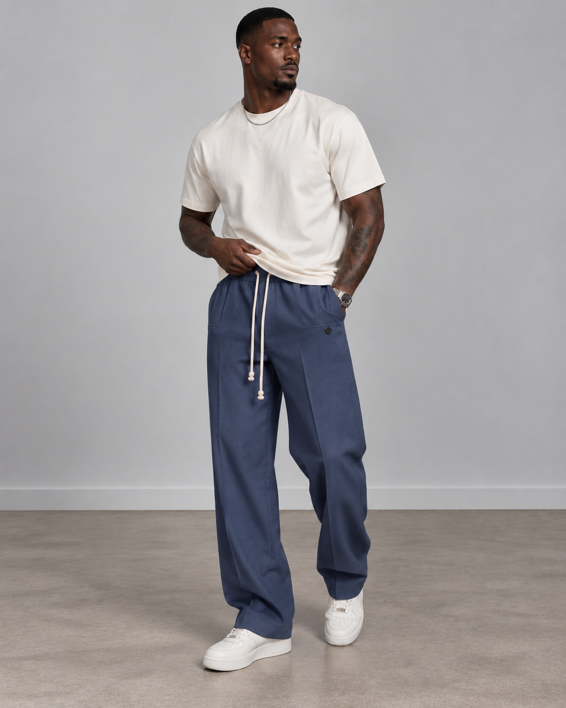 Matteo | Relaxed Wide-Leg Trousers