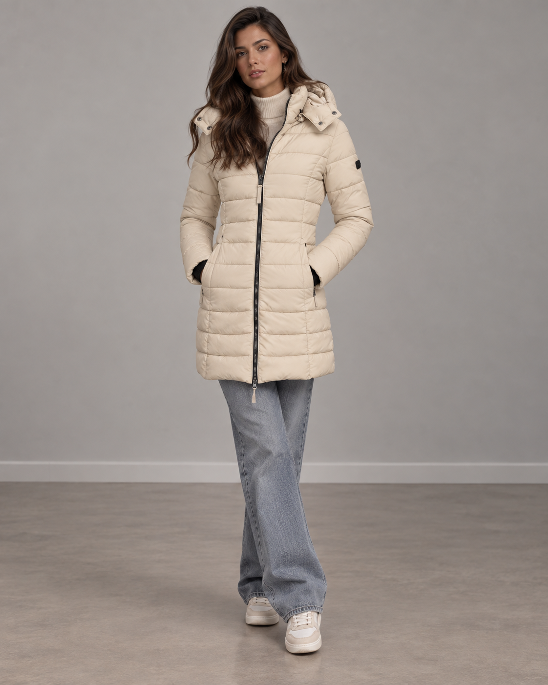 Sophia | Elegant Longline Puffer Jacket