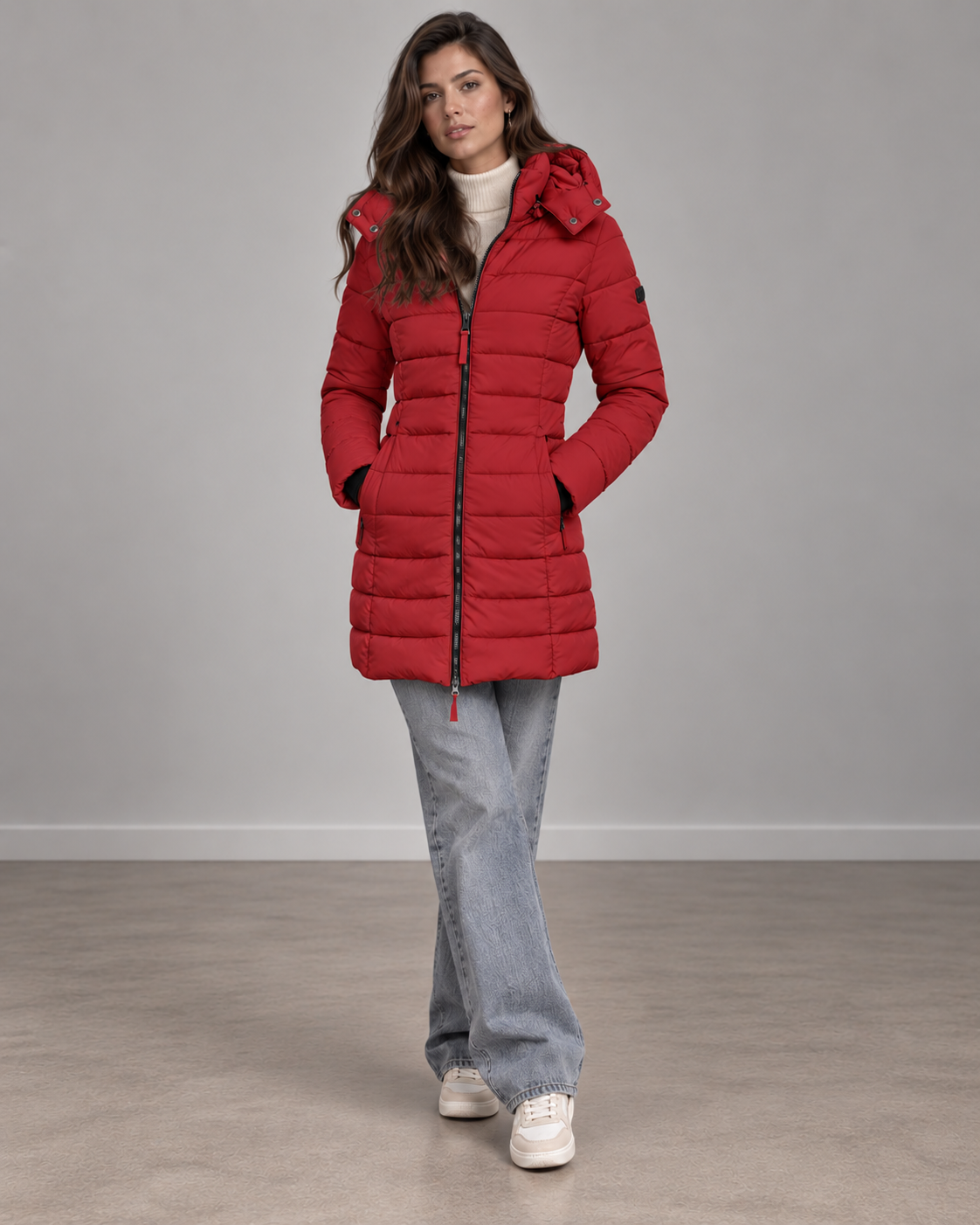 Sophia | Elegant Longline Puffer Jacket
