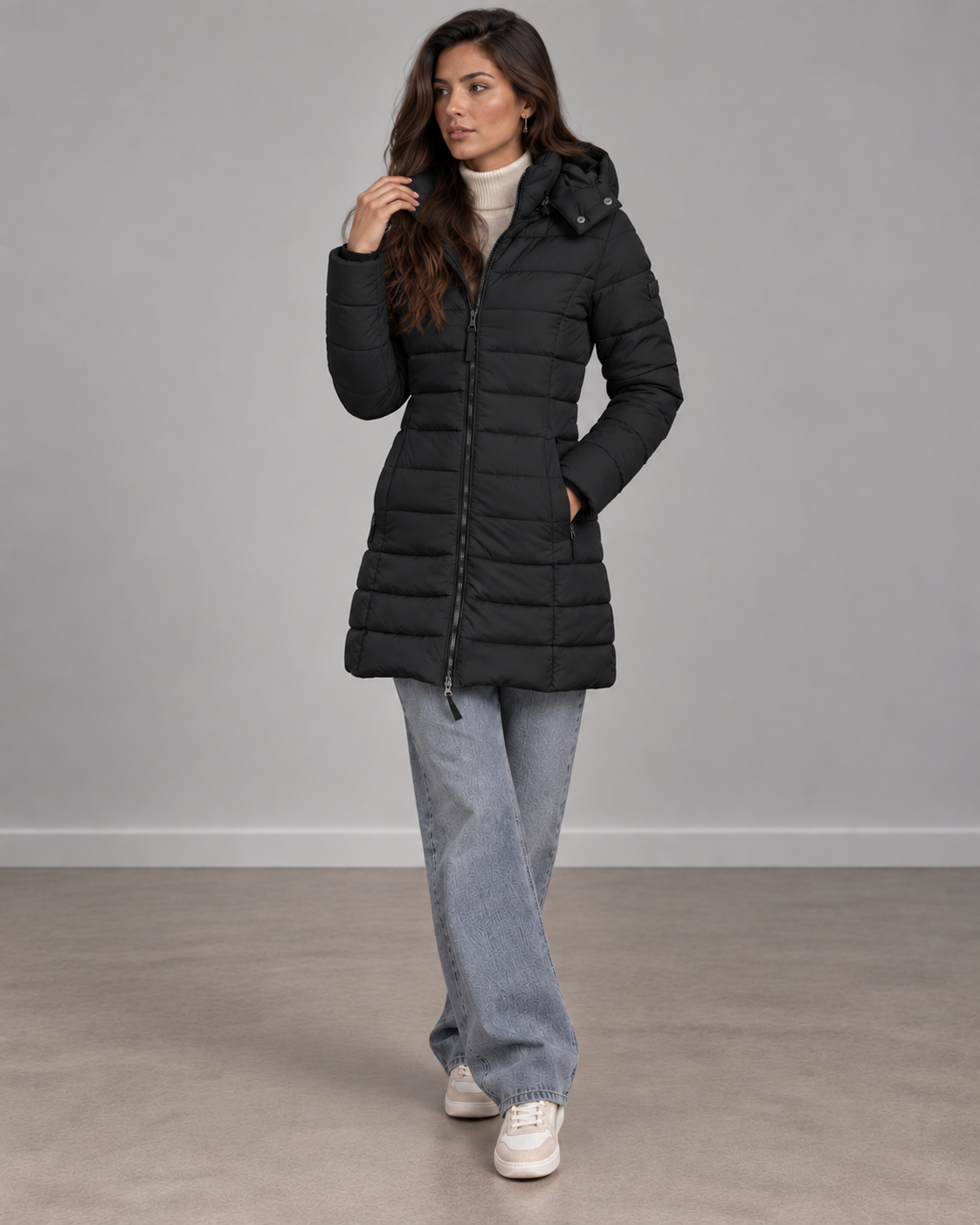 Sophia | Elegant Longline Puffer Jacket