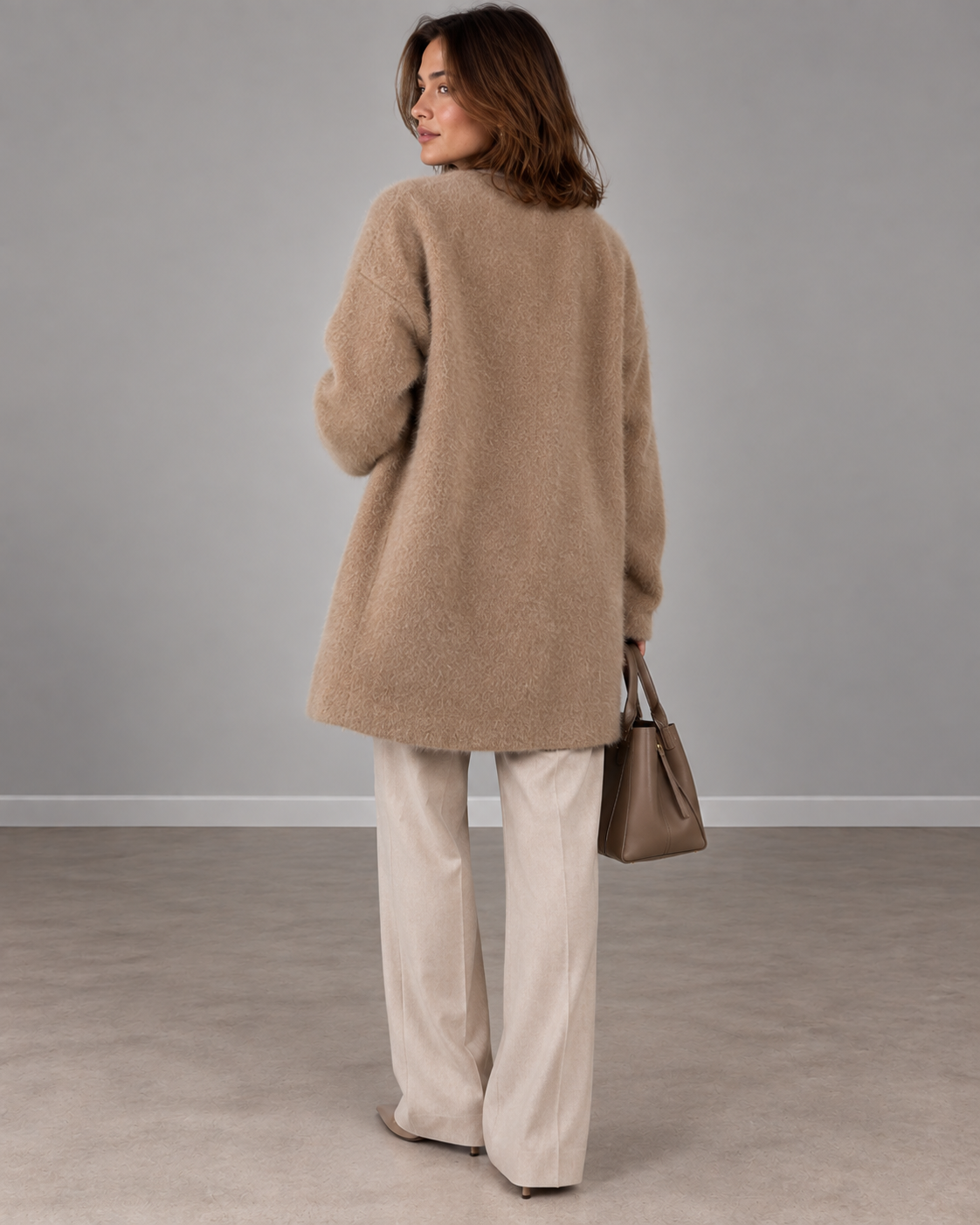 Vivienne | Elegant Longline Knit Cardigan