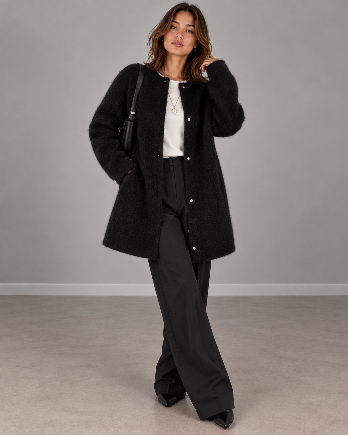Vivienne | Elegant Longline Knit Cardigan