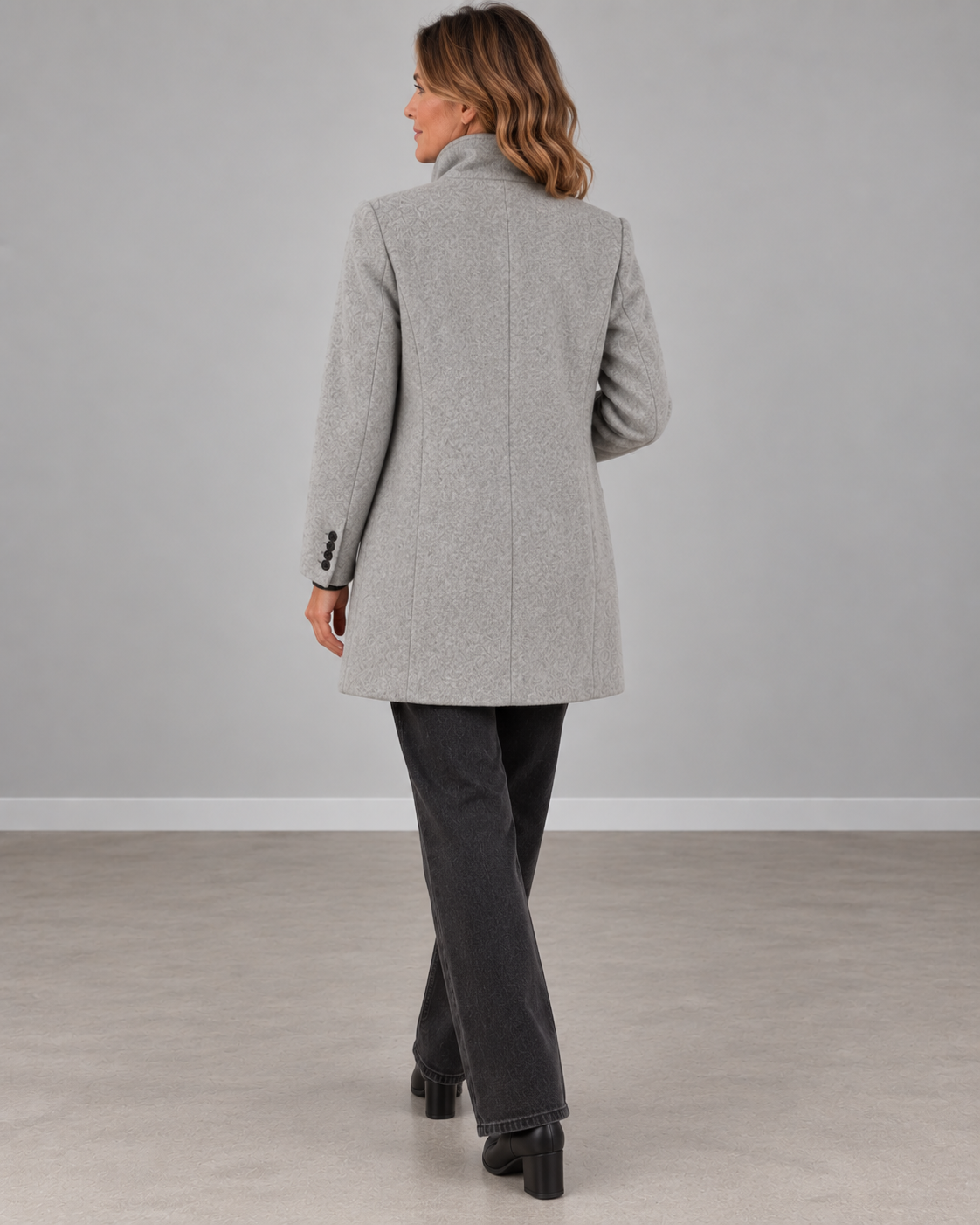 Eleonora | Elegant Tailored Midi Coat