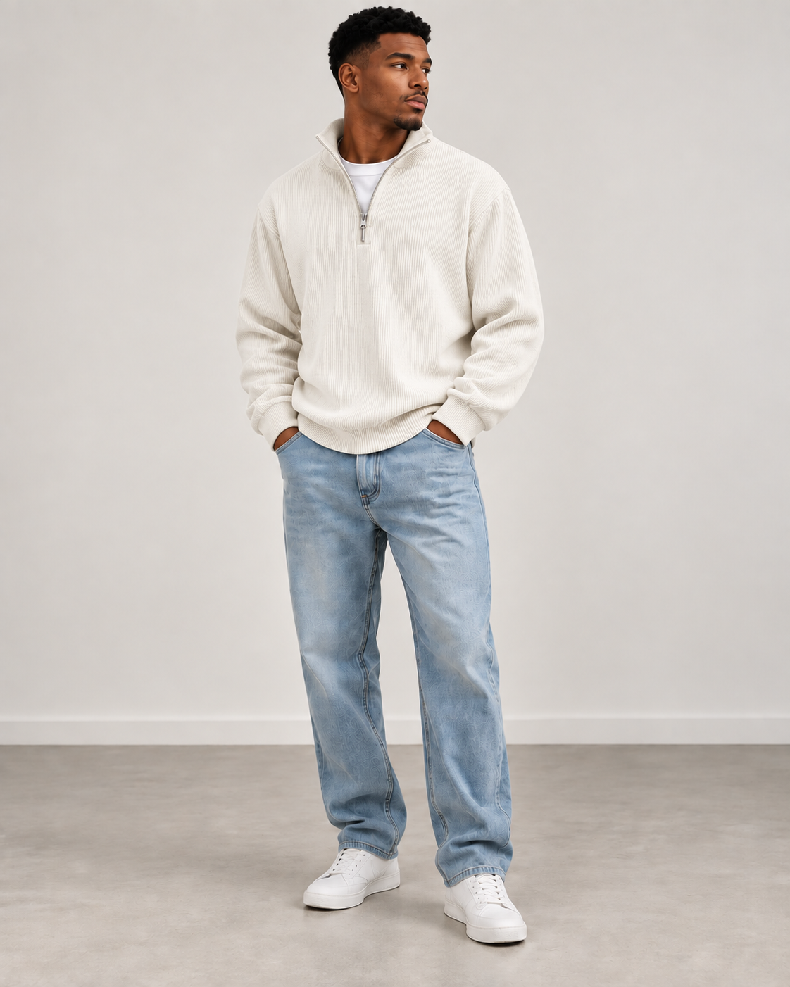 Harrison | Classic Half-Zip Sweater