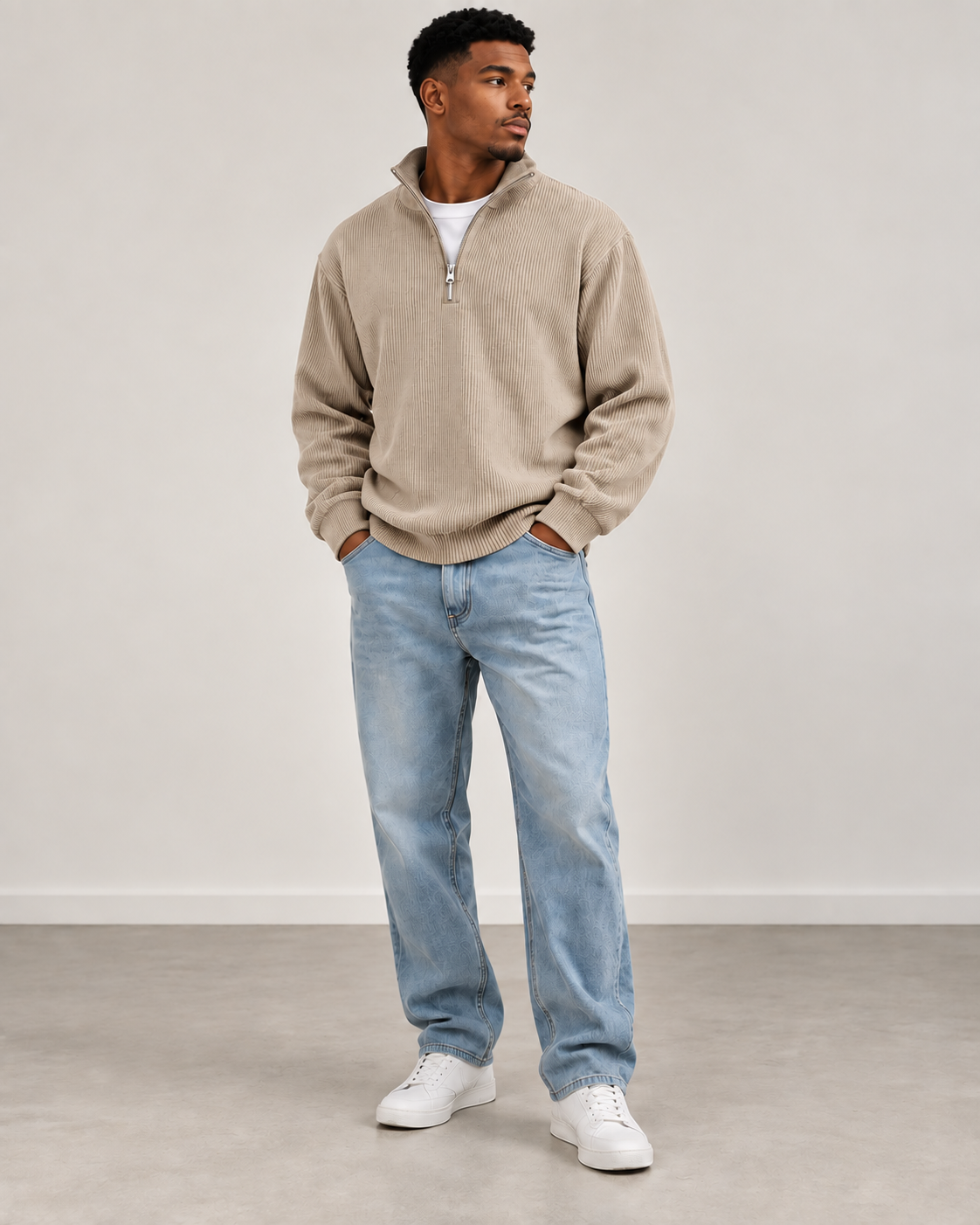 Harrison | Classic Half-Zip Sweater