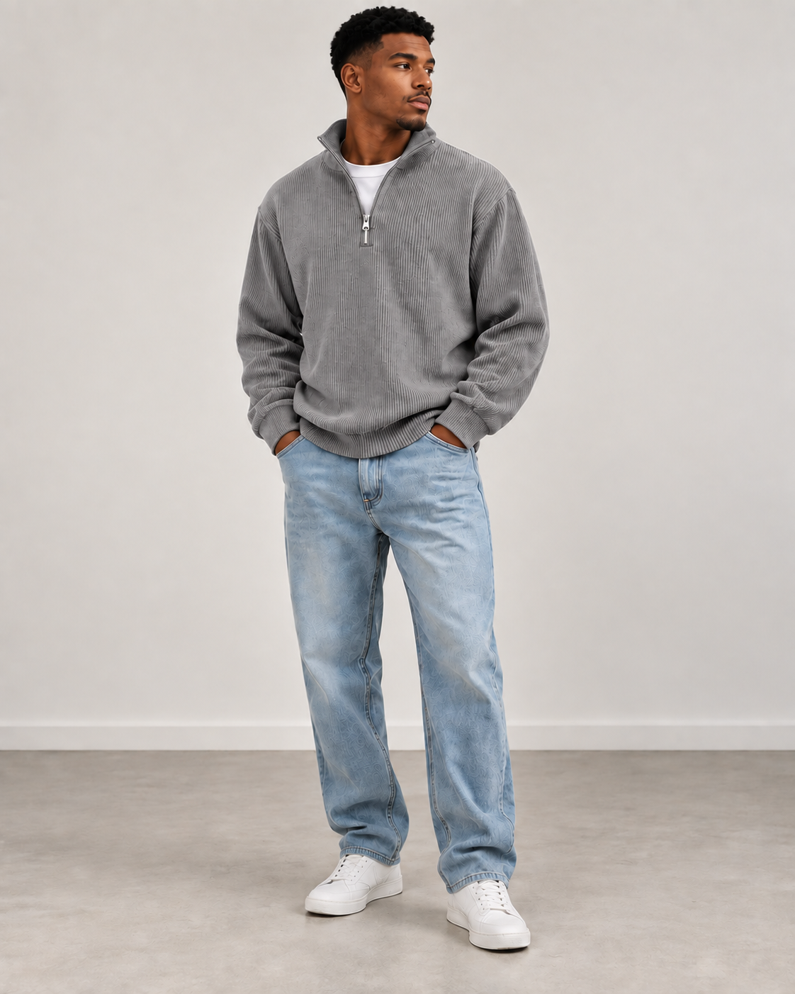 Harrison | Classic Half-Zip Sweater