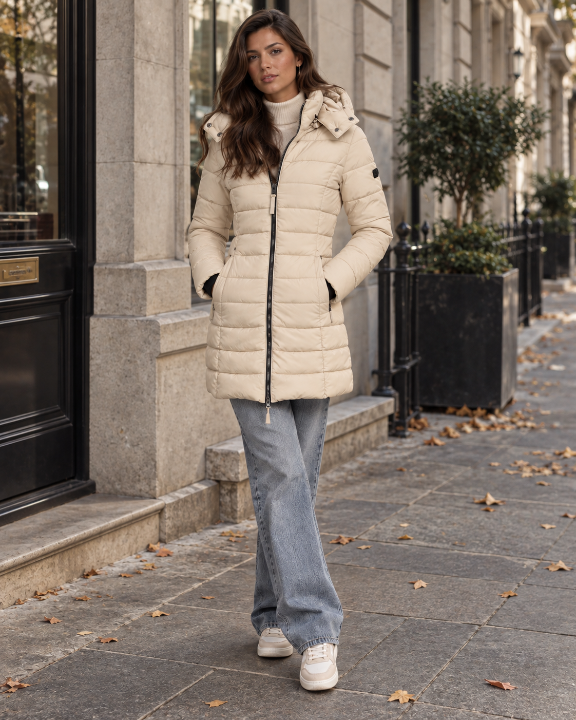 Sophia | Elegant Longline Puffer Jacket