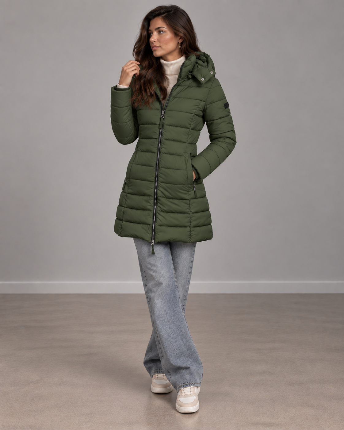 Sophia | Elegant Longline Puffer Jacket