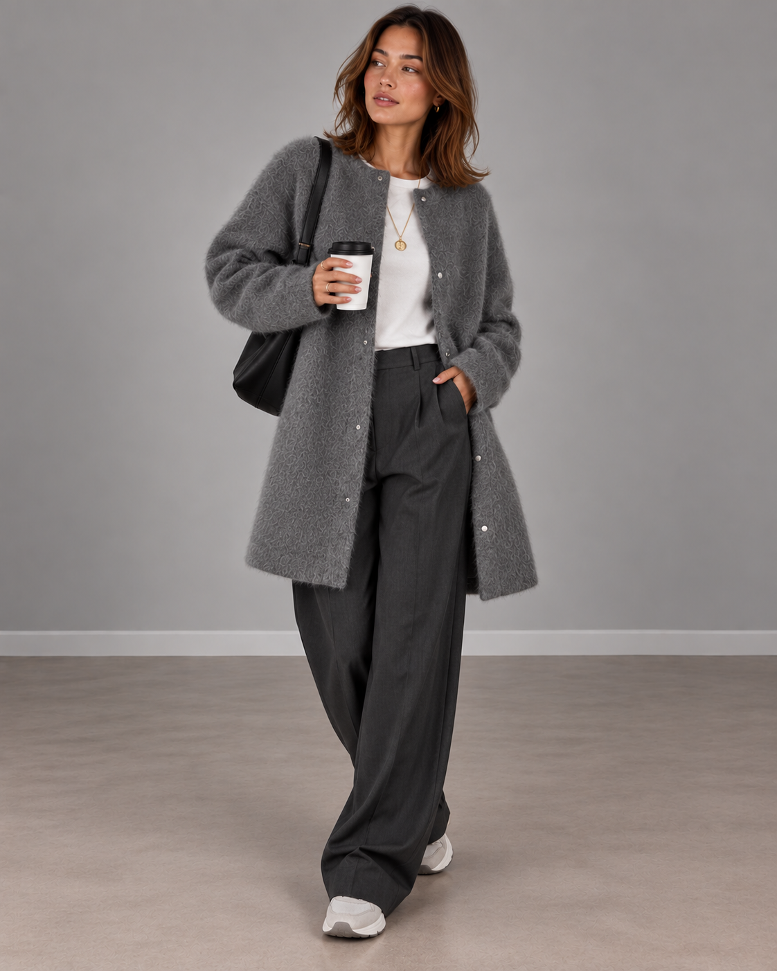 Vivienne | Elegant Longline Knit Cardigan