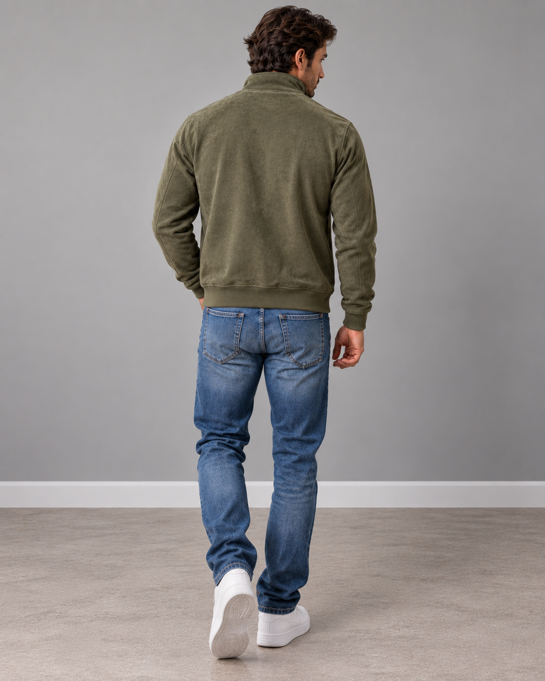 Raphael | Suede Bomber Jacket