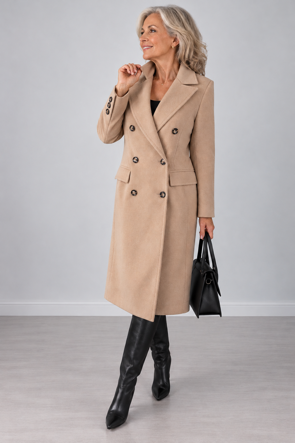 Emeline |Elegant Double-Breasted Coat