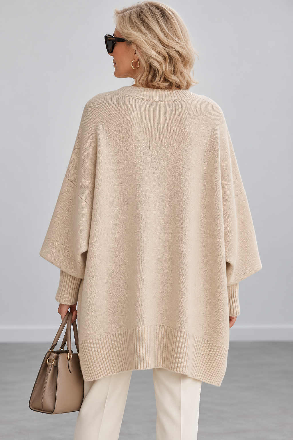 Amalia | Elegant Knit Poncho