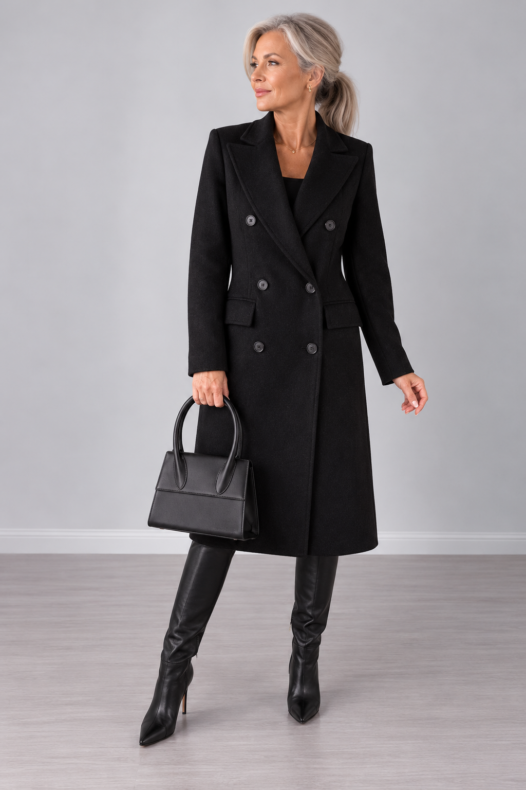 Emeline |Elegant Double-Breasted Coat