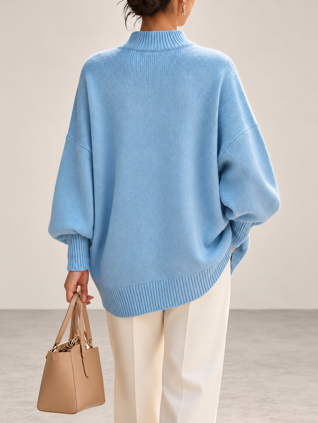 Valerie | Asymmetric Knit Sweater