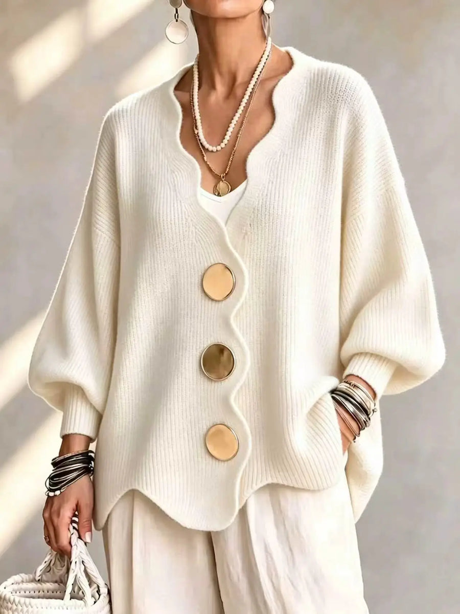 Vanessa | Buttoned Knit Cardigan