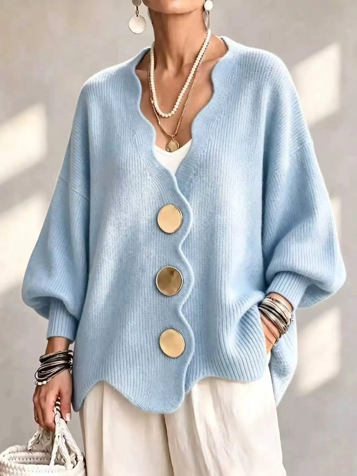 Vanessa | Buttoned Knit Cardigan