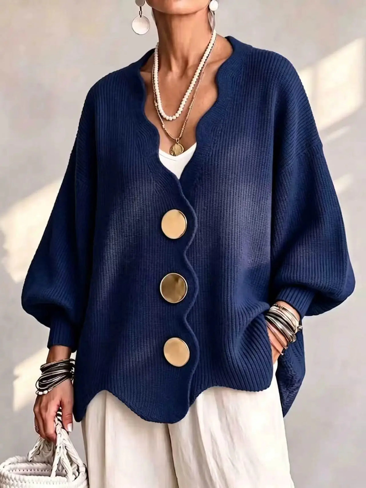 Vanessa | Buttoned Knit Cardigan