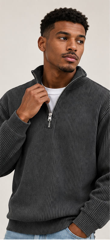 Harrison | Classic Half-Zip Sweater